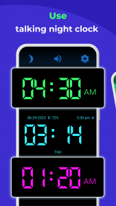 اسکرین شات برنامه Digital Alarm Clock 7