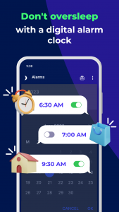 اسکرین شات برنامه Digital Alarm Clock 4