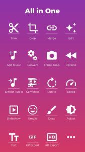 اسکرین شات برنامه Video Editor & Maker AndroVid 8