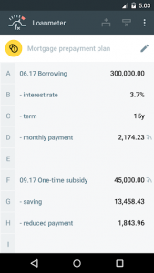 اسکرین شات برنامه Loan Calculators 5