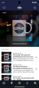 اسکرین شات 4 برنامه Tom Barnard Morning Show