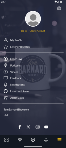 اسکرین شات 5 برنامه Tom Barnard Morning Show