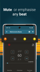 اسکرین شات برنامه Metronome Beats 4
