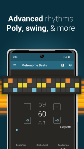 اسکرین شات 6 برنامه Metronome Beats