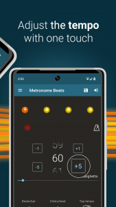 اسکرین شات برنامه Metronome Beats 3