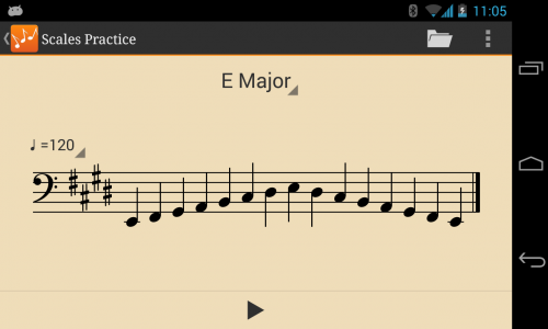 اسکرین شات 1 برنامه Scales Practice