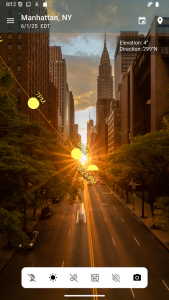 اسکرین شات 1 برنامه Sun Position: Sunrise & Sunset