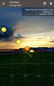 اسکرین شات برنامه Sun Position, Sunrise & Sunset 6