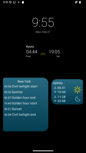 اسکرین شات 2 برنامه Sun Position: Sunrise & Sunset