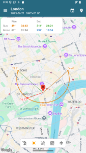 اسکرین شات 4 برنامه Sun Position: Sunrise & Sunset