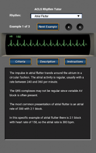 اسکرین شات برنامه ACLS Rhythm Tutor 7