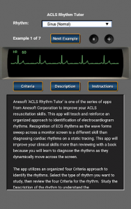 اسکرین شات برنامه ACLS Rhythm Tutor 5