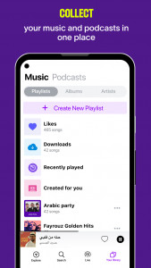 اسکرین شات برنامه Anghami: Play music & Podcasts 6