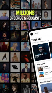 اسکرین شات 1 برنامه Anghami: Play music & Podcasts