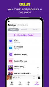 اسکرین شات برنامه Anghami: Play music & Podcasts 5