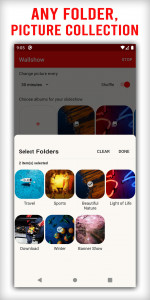 اسکرین شات 4 برنامه Wallshow: Wallpaper Changer