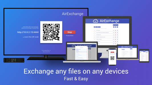 اسکرین شات 1 برنامه AirExchange: Wireless Transfer