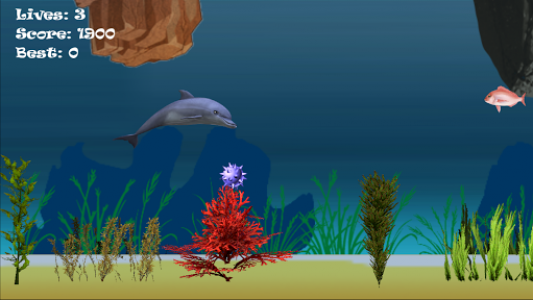 اسکرین شات بازی Hungry Dolphin Adventure Game 4