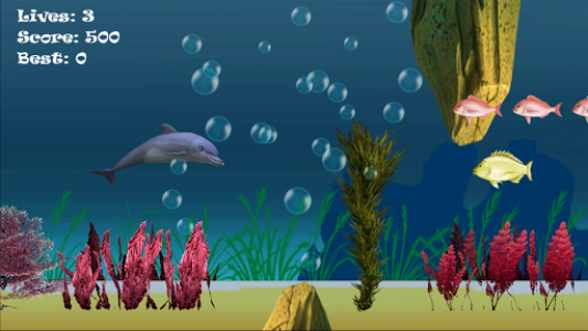 اسکرین شات بازی Hungry Dolphin Adventure Game 2