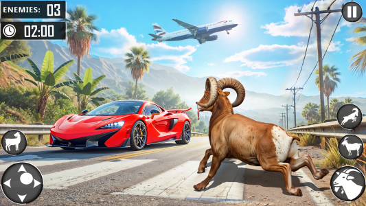 اسکرین شات 6 بازی Angry Goat Fun City Adventure