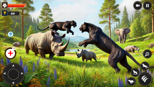 اسکرین شات 4 بازی Wild Panther Fun Simulator