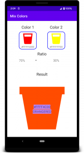 اسکرین شات 1 برنامه Mix Colors