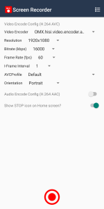 اسکرین شات 2 برنامه Screen Recorder
