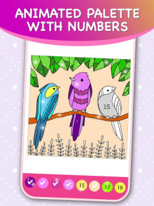 اسکرین شات بازی Kids Color by Numbers Book with Animated Effects 5