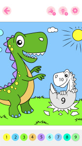 اسکرین شات 4 بازی Kids Coloring Book by Numbers