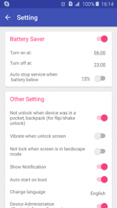 اسکرین شات برنامه Easy Unlock - Smart Screen On Off 3