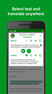 اسکرین شات برنامه Spanish - English Translator 1