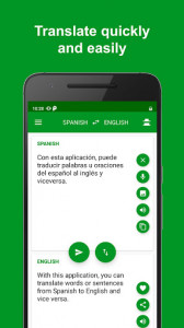 اسکرین شات برنامه Spanish - English Translator : free & offline 4