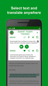 اسکرین شات برنامه Spanish - English Translator : free & offline 1