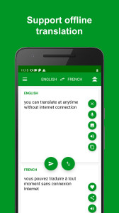 اسکرین شات برنامه French - English Translator 2