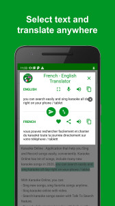 اسکرین شات برنامه French - English Translator 1