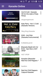 اسکرین شات 1 برنامه Karaoke Online : Sing & Record