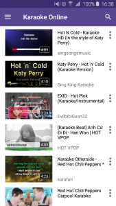 اسکرین شات 1 برنامه Karaoke Online : Sing & Record