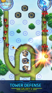 اسکرین شات بازی Tower Defense: Galaxy V 1