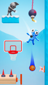 اسکرین شات 5 بازی Dunk Dude: Basketball Games