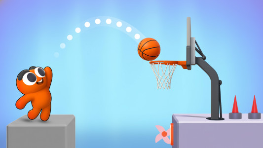 اسکرین شات 1 بازی Dunk Dude: Basketball Games