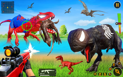 اسکرین شات برنامه Wild Dino Hunting Animal Games 3