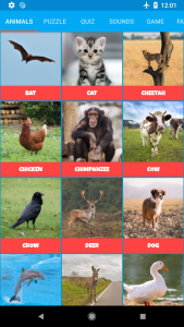 اسکرین شات 1 برنامه Animal Sounds