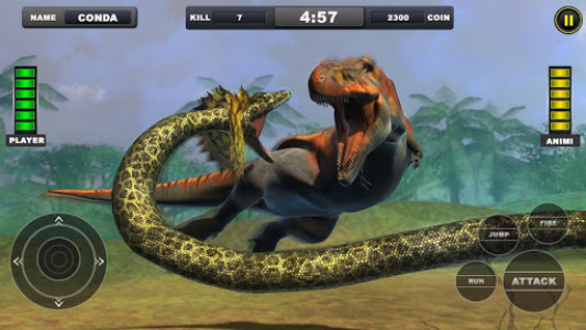 اسکرین شات بازی Angry Anaconda vs Dinosaur Simulator 2019 2