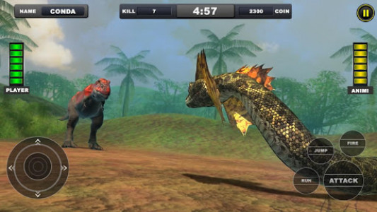 اسکرین شات بازی Angry Anaconda vs Dinosaur Simulator 2019 5