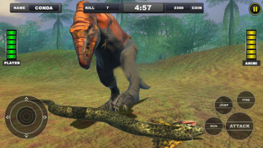 اسکرین شات بازی Angry Anaconda vs Dinosaur Simulator 2019 3