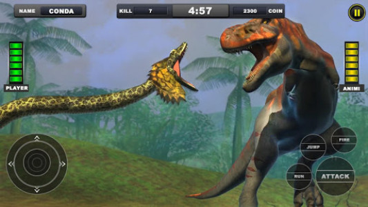اسکرین شات بازی Angry Anaconda vs Dinosaur Simulator 2019 6