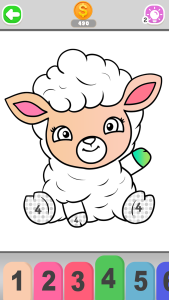 اسکرین شات 7 بازی Animals Coloring Book Glitter