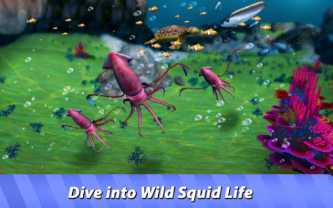 اسکرین شات بازی Ocean Squid Simulator - dive into animal survival! 1