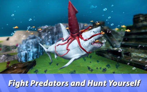 اسکرین شات بازی Ocean Squid Simulator - dive into animal survival! 2