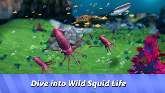 اسکرین شات بازی Ocean Squid Simulator - dive into animal survival! 5